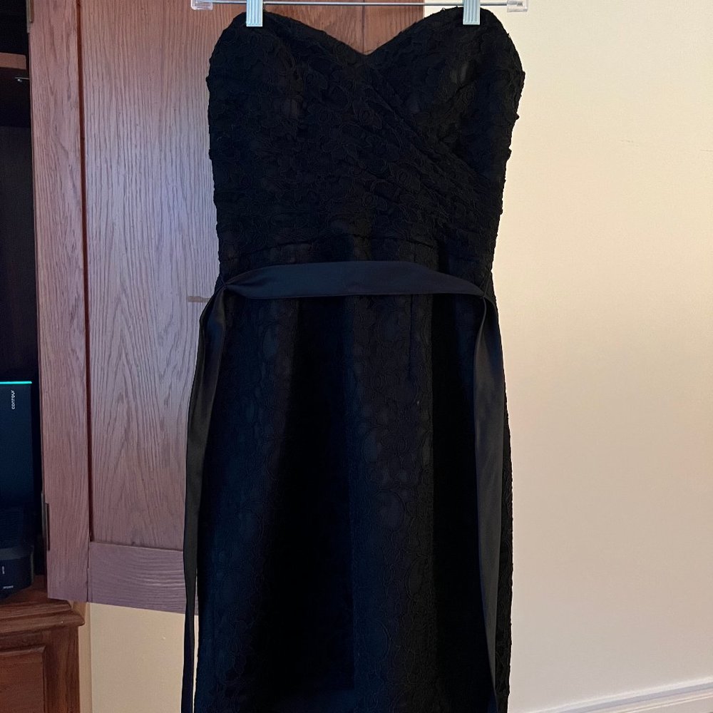 Black Strapless Formal Dress